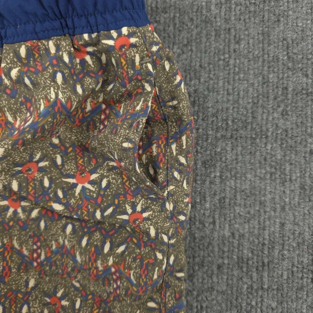 Patagonia Swim Shorts Mens M‎ Floral Print Elastic Waist Mesh Lined Surf Beach